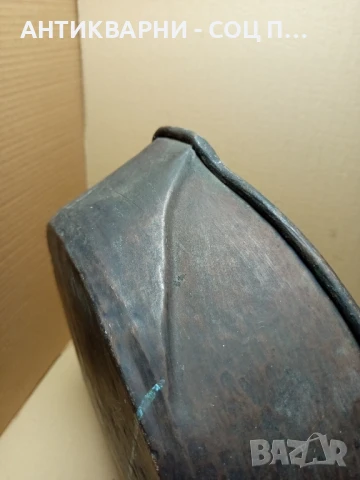 Соц Стара Подписана Медна Тава За Лютеница 1928г. 8лт., снимка 12 - Антикварни и старинни предмети - 50553887