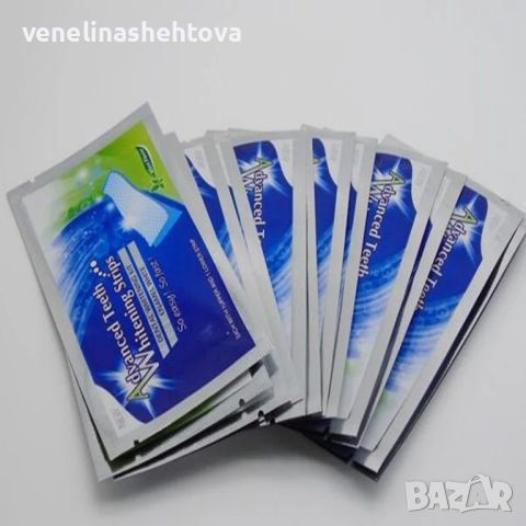 Супер цена! 28 броя Лентички за избелване на зъби Advanced teeth whitening strips, снимка 5 - Други - 46490484