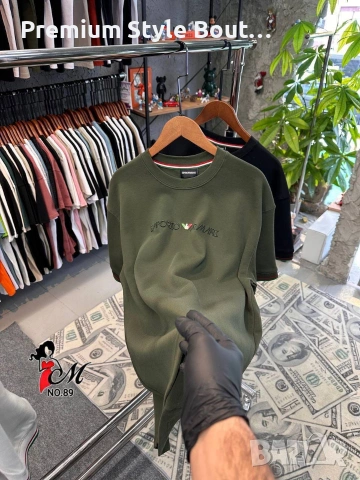 Мъжки памучни тениски emporio armani Burberry Hermes Calvin Klein , снимка 11 - Тениски - 54016051