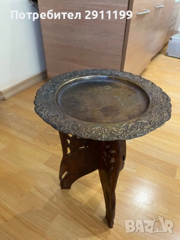 Стара арабска мини маса, снимка 4 - Антикварни и старинни предмети - 53847572