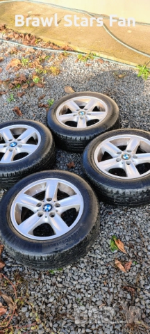 Джанти с гуми 5х120 БМВ 16 цола