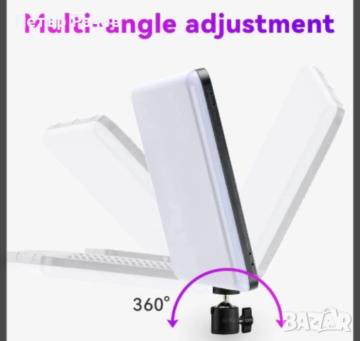 Професионална фотографска LED светлина с дистанционно, снимка 2 - Други - 53825899