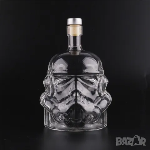 Стъклена бутилка шише Star Wars Stormtrooper - Стар уорс Артикул, снимка 4 - Други - 48801440