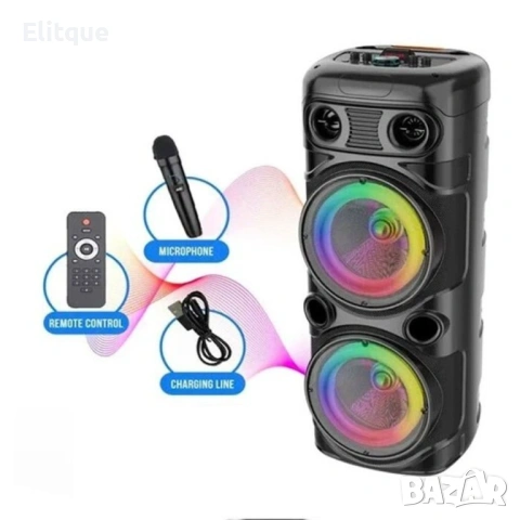 Преносима Bluetooth тонколона 8210S, снимка 3 - Друга електроника - 53127512