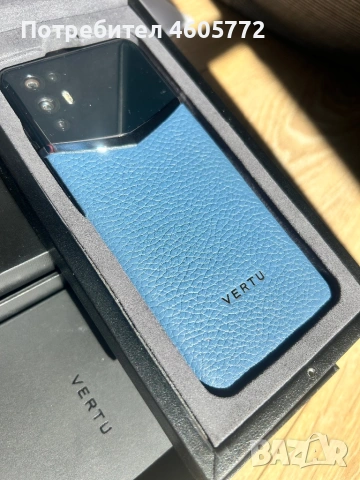 Чисто нов VERTU/ВЕРТУ-Ivertu calf leather gentleman blue, снимка 3 - Vertu - 53662866