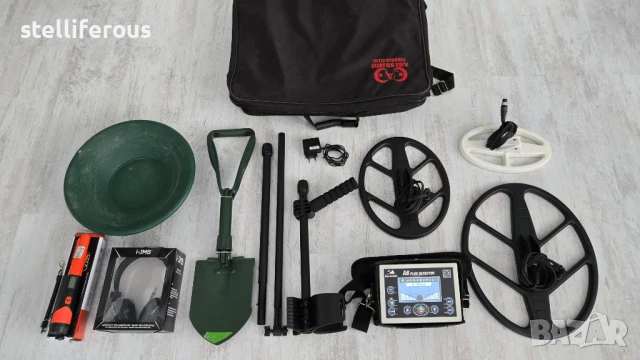 Професионален металотърсач-скенер за кухини,злато и други метали до 2,5метра,пълен комплект