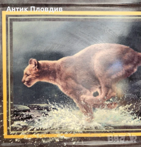 Керамична чиния „The Chase“ – John Seerey-Lester, The Bradford Exchange (1999), снимка 2 - Картини - 51338127