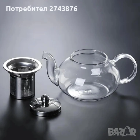 Кана за чай с инфузер SYА-120 - 1200 ml, боросиликатно термоустойчиво стъкло , снимка 7 - Аксесоари за кухня - 39579384