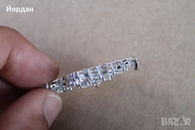 Сребърен кръст , снимка 4 - Колиета, медальони, синджири - 50772255