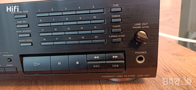 sony cdp597, снимка 3 - Ресийвъри, усилватели, смесителни пултове - 53835169