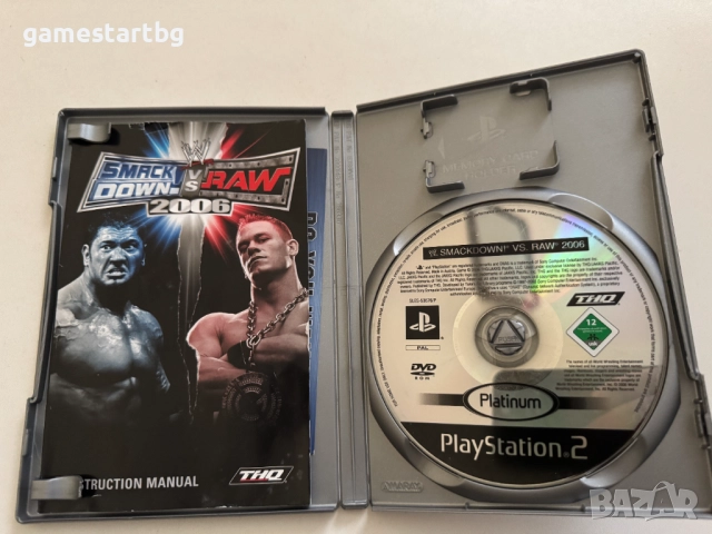   WWE SmackDown! vs. Raw 2006 за PS2, снимка 3 - Игри за PlayStation - 52915752