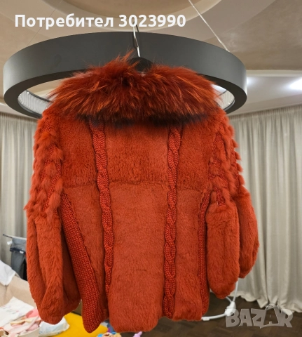 Продавам кожух от естествена кожа от лисица. , снимка 2 - Якета - 52587846