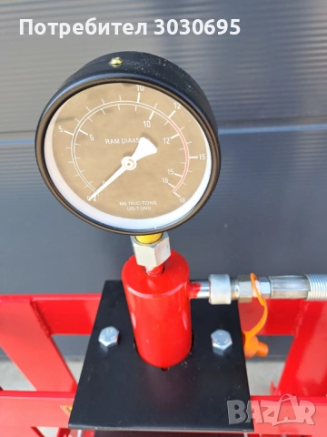 Хидравлична преса 10 тона, снимка 3 - Индустриална техника - 53580466