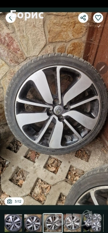 Джанти 17" Renault, снимка 3 - Гуми и джанти - 53925069