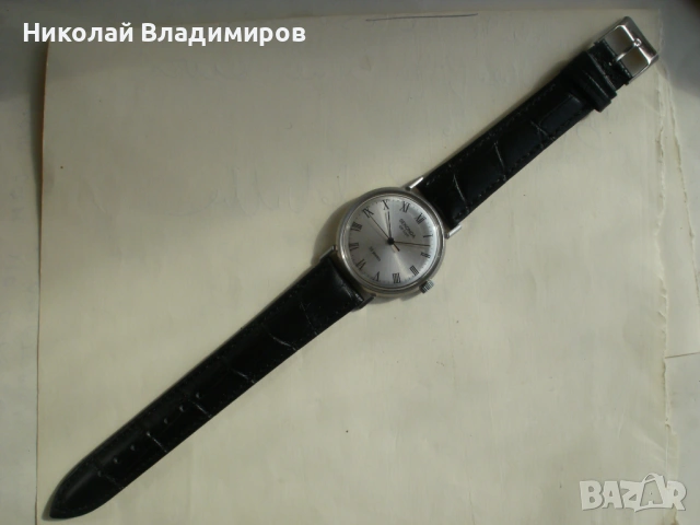 Sekonda стоманен мъжки ръчен часовник руски Полет Poljot de luxe, снимка 8 - Мъжки - 54089386