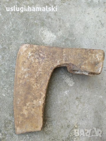 Стара брадва с печат, снимка 5 - Антикварни и старинни предмети - 53986453