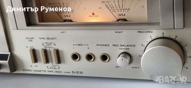 Касетен дек Hitachi D-E10, снимка 4 - Декове - 53752398
