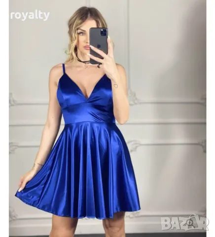 ПРОМОЦИЯ  Рокля от сатен AMELIA Различни цветове 