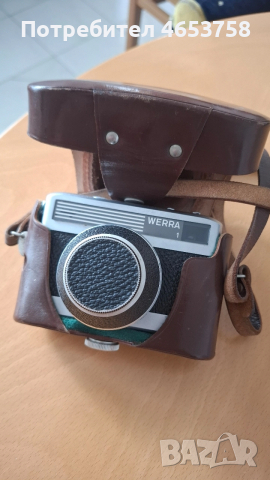 Стар механичен фотоапарат - WERRA 1 - 1955г. - Made in GDR , снимка 2 - Антикварни и старинни предмети - 52810753