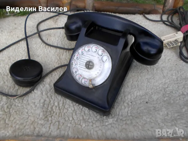Ретро телефон, снимка 4 - Антикварни и старинни предмети - 49567366