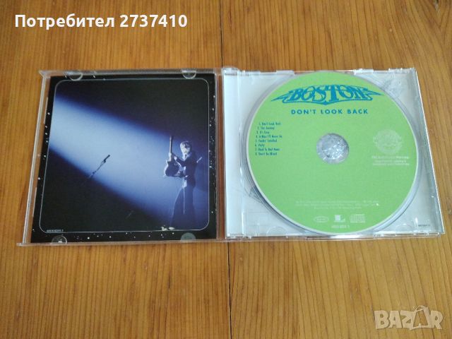 BOSTON - DON'T LOOK BACK 18лв оригинален диск, снимка 2 - CD дискове - 46022207