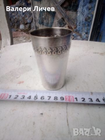 Посребрена чашка WMF OX 1/0, снимка 1 - Антикварни и старинни предмети - 46443310