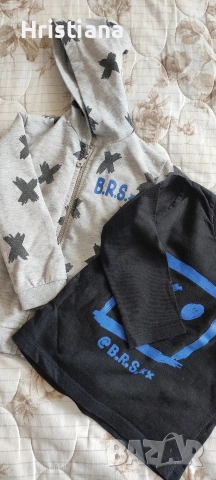 Суичър и блуза комплект 