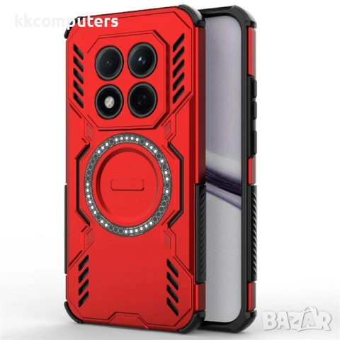 Butterfly Armor Магнитен Калъф за Xiaomi Redmi Note 15 Pro 5G - PC+TPU, Вентилация, 5 цвята, снимка 4 - Резервни части за телефони - 53779897