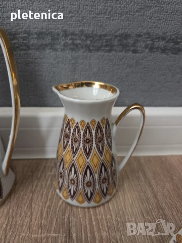 Руски /СССР/ сервиз за кафе , снимка 3 - Колекции - 50507633