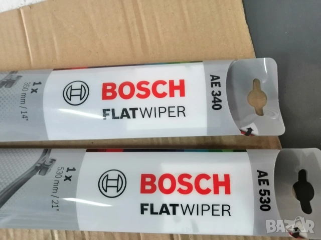 Чистачки BOSCH FLAT WIPER 2 броя, снимка 2 - Аксесоари и консумативи - 53870694