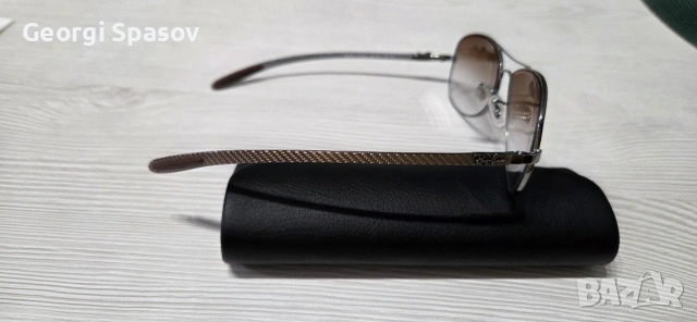 Авиатор Карбон Rey-ban очила мъжки, снимка 10 - Слънчеви и диоптрични очила - 54073601
