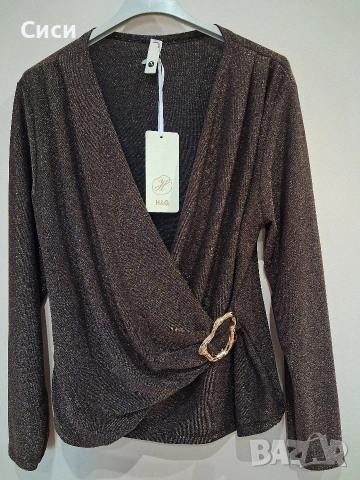 Дамски комплект с дискретно ламе, снимка 6 - Комплекти - 53669123