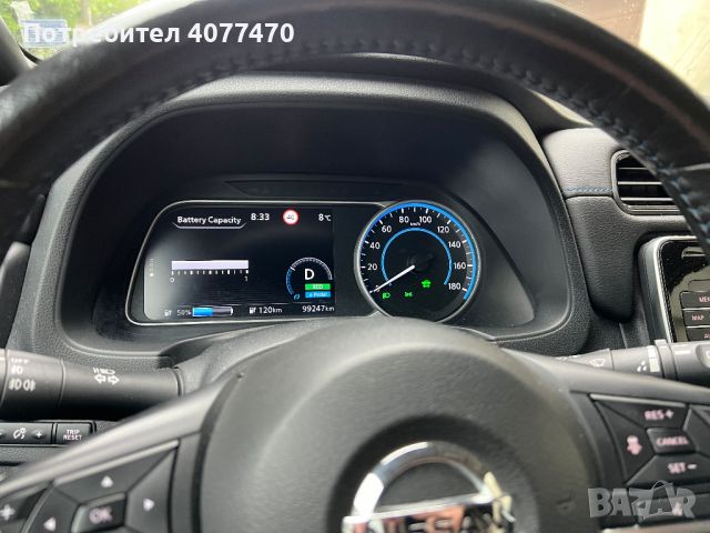 Nissan Leaf ZE1 N-Connecta, ProPilot, 40kw, 100% батерия, снимка 2 - Автомобили и джипове - 45438530