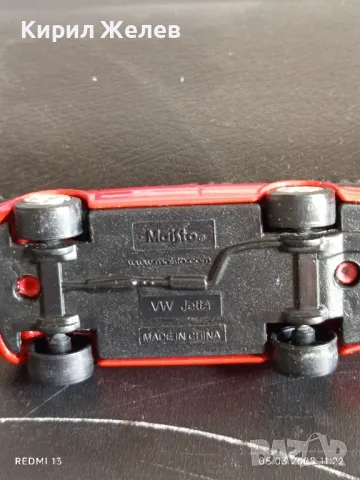 Метална количка VW JETTA MADE IN CHINA за КОЛЕКЦИЯ ДЕКОРАЦИЯ 10525, снимка 8 - Колекции - 49369556