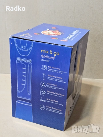 Блендер Russell Hobbs Mix & Go 300W – бутилка 600ml, снимка 5 - Блендери - 53767159