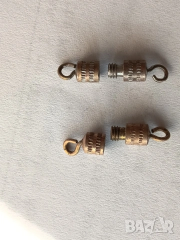 Ретро затварящ механизъм с резба за синжирчета, снимка 2 - Други ценни предмети - 53473541