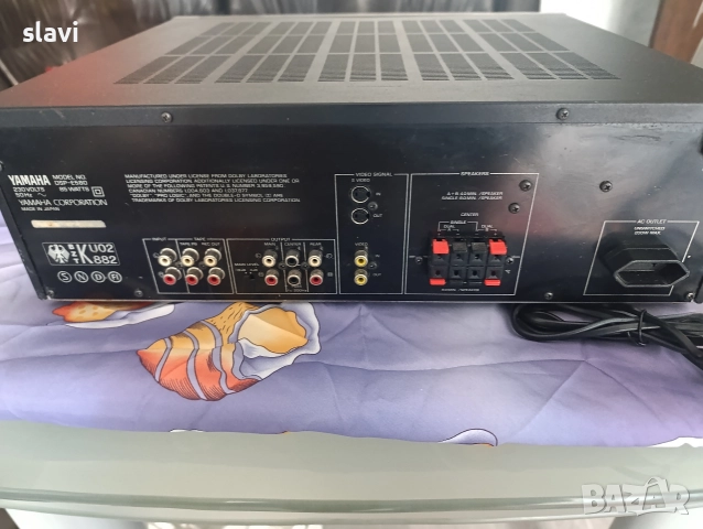 Processor/Усилвател Yamaha DSP-E580 , снимка 6 - Ресийвъри, усилватели, смесителни пултове - 52948270