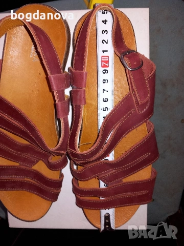 Дамски летни сандали от естествена кожа, 39 номер, снимка 6 - Сандали - 53987062