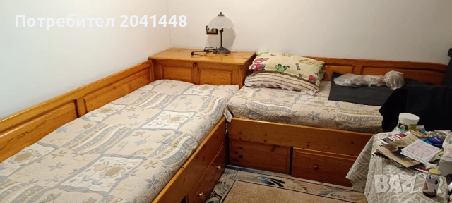 Легло от чам / или комплект ъглови легла, снимка 6 - Спални и легла - 54079269