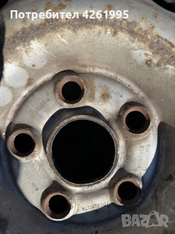 Джанти с гуми VW T4 гуми 15C, снимка 5 - Гуми и джанти - 53658499