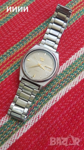 Автоматичен часовник SEIKO 5, снимка 4 - Мъжки - 52139590