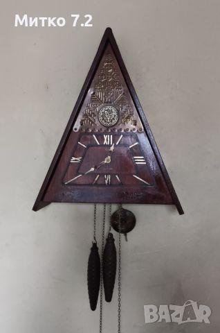 Часовник с кукувица, снимка 2 - Антикварни и старинни предмети - 45668966