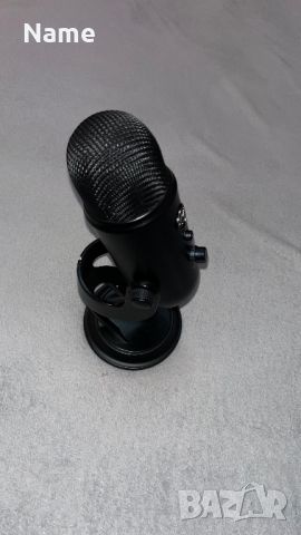 Микрофон Blue Yeti Blackout, снимка 2 - Микрофони - 46804946