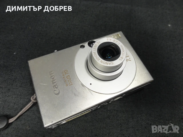 ЦИФРОВ ФОТОАПАРАТ CANON IXUS 70 7,1MP DIGITAL CAMERA, снимка 6 - Фотоапарати - 50646315