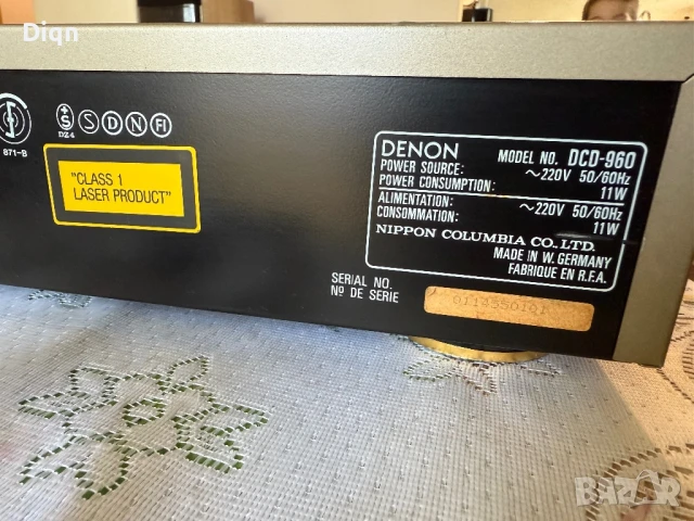 Denon DCD-960 , снимка 16 - Ресийвъри, усилватели, смесителни пултове - 50717100