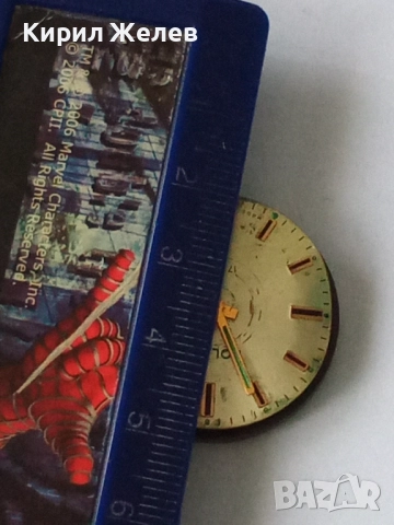 Механизъм с циферблат от стар ръчен часовник 52091, снимка 9 - Мъжки - 52264436