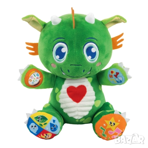 Clementoni Baby Dino Dragon интерактивна плюшена играчка , снимка 5 - Плюшени играчки - 52924614