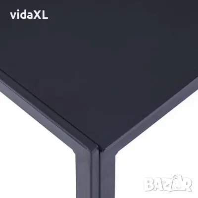 vidaXL Трапезен комплект, пет части, виненочервен（SKU:281699）, снимка 4 - Маси - 48762549