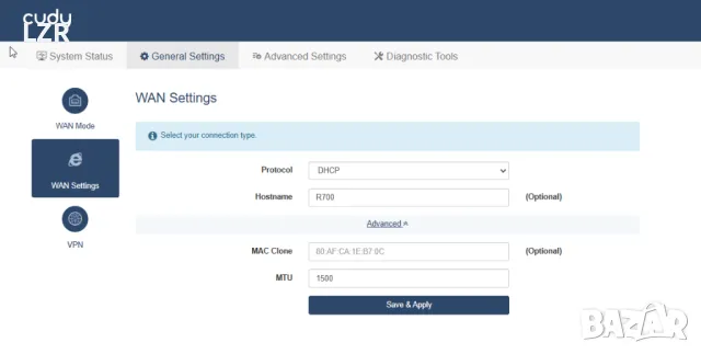 Cudy Gigabit Multi-WAN VPN Router кабелен рутер Fast Ethernet, Гигабитов етернет Сив, снимка 10 - Рутери - 49544262