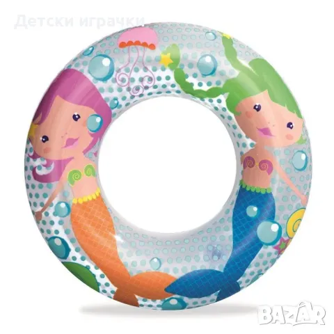 Детски надуваем пояс Bestway, 51 см, PVC, морски мотиви, Делфин, Пингвин, Русалка, снимка 3 - Надуваеми играчки - 49899817